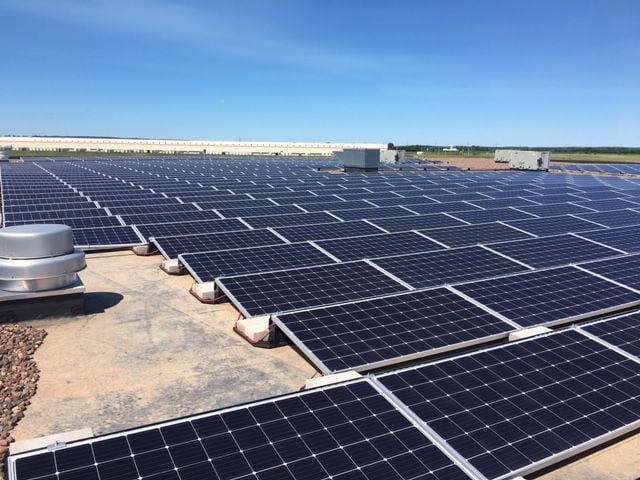 Solar panels at General Beverage